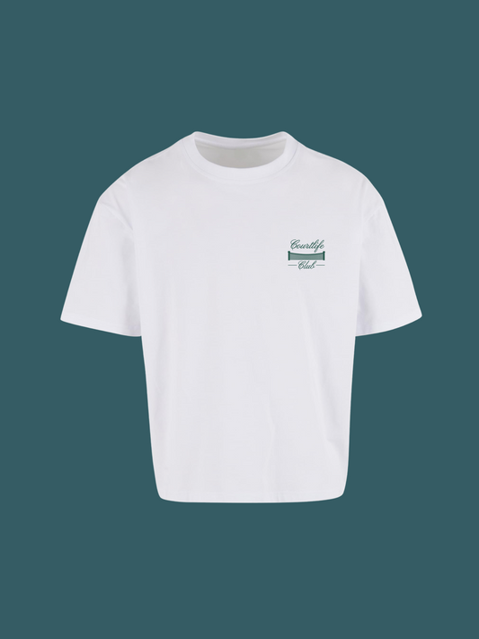COURTLIFE CLUB MEMBER WHITE SHIRT