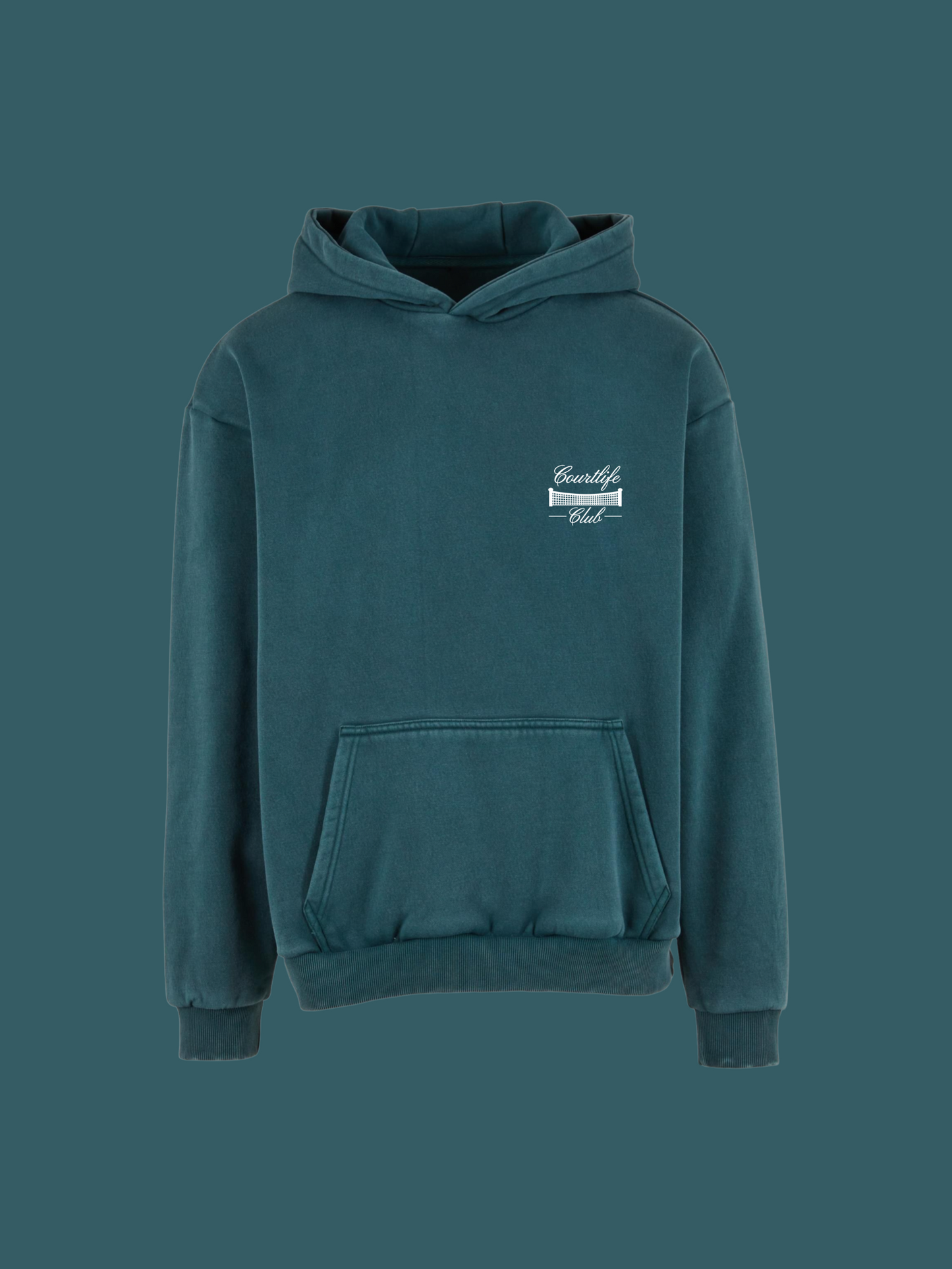 COURTLIFE CLUB MEMBER GREEN HOODIE